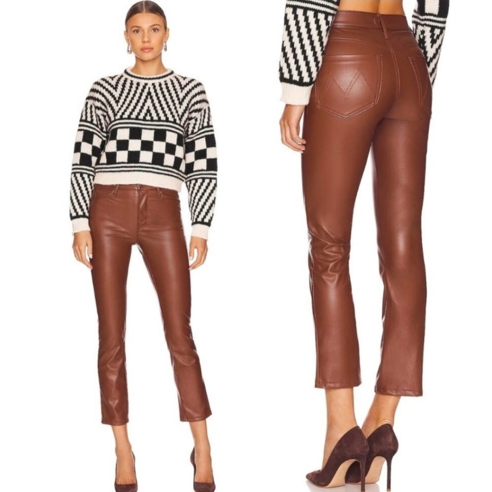 MOTHER The Mid Rise Dazzler Ankle - Friar Brown